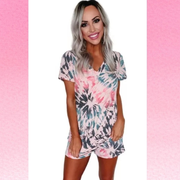 ‼️CLEARANCE PRICE FIRM‼️Tie Dye Lounge Set⭐ - Picture 5 of 6